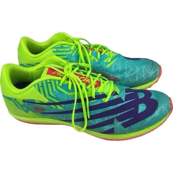 New Balance XC7 Racing Shoes Men’s Size 9 with New replacement Spikes Kit - Picture 2 of 10